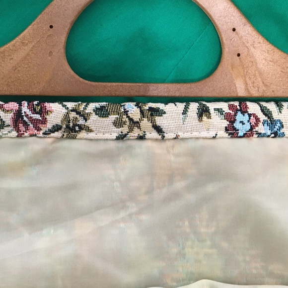 Vintage EATON Tapestry Floral Tote bag cottagecore - Picture 10 of 11